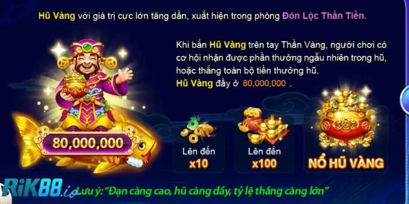 Chế độ thưởng trong Tỷ phú đại dương RIK88